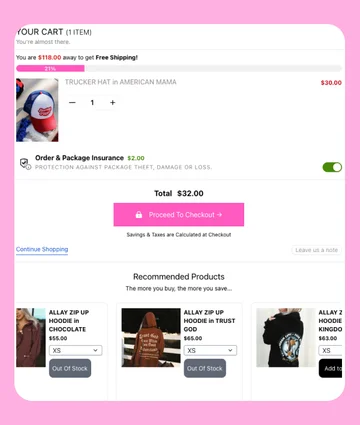 Custom Shopify Cart Drawer Design