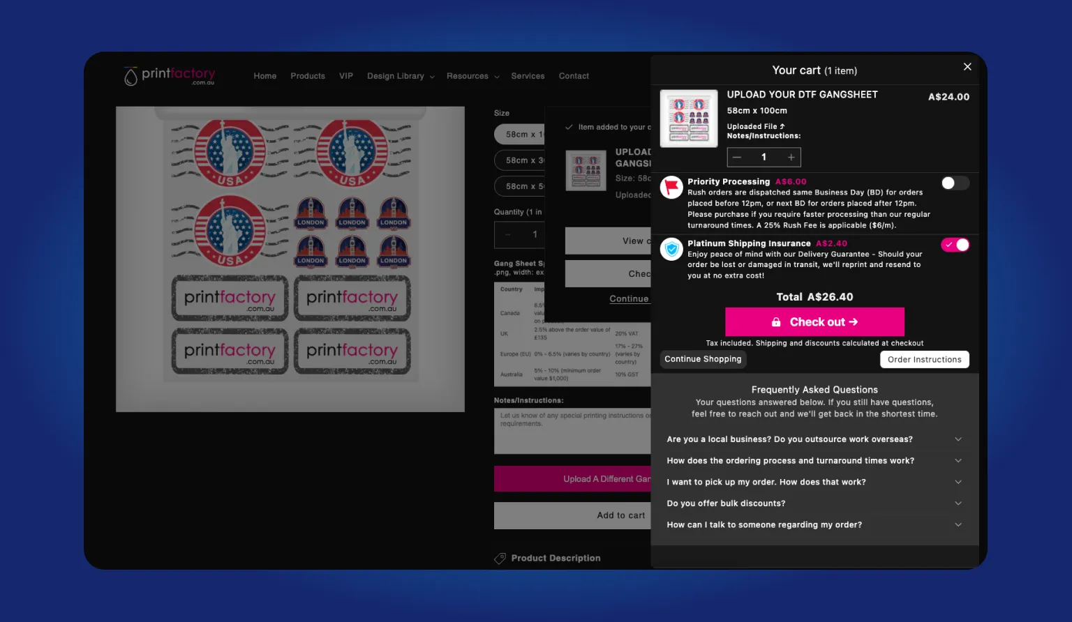 Supercart Extra Revenue Priority Processing Widget