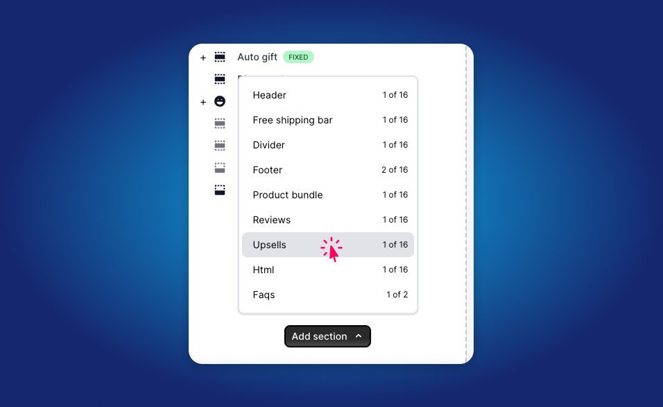 Cart Versions Management Dashboard