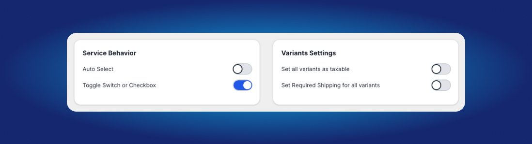 Dynamic Status Labels in Extra Services