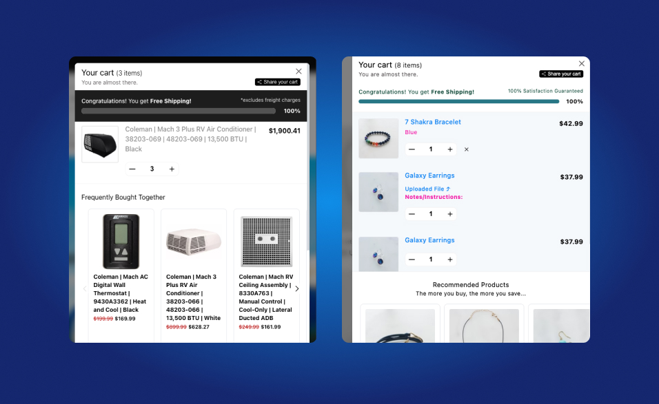 Discount Incentive Spend Goal Configuration & Visual Styling