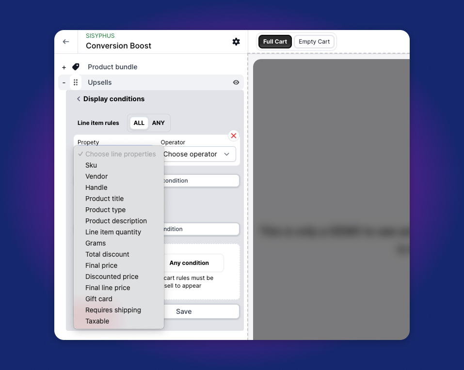 Product Bundles Block Displayed Inside Active Cart Drawer