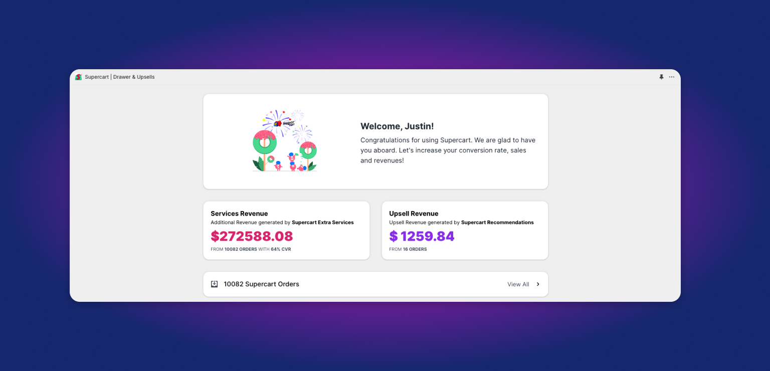 Supercart Merchant Dashboard