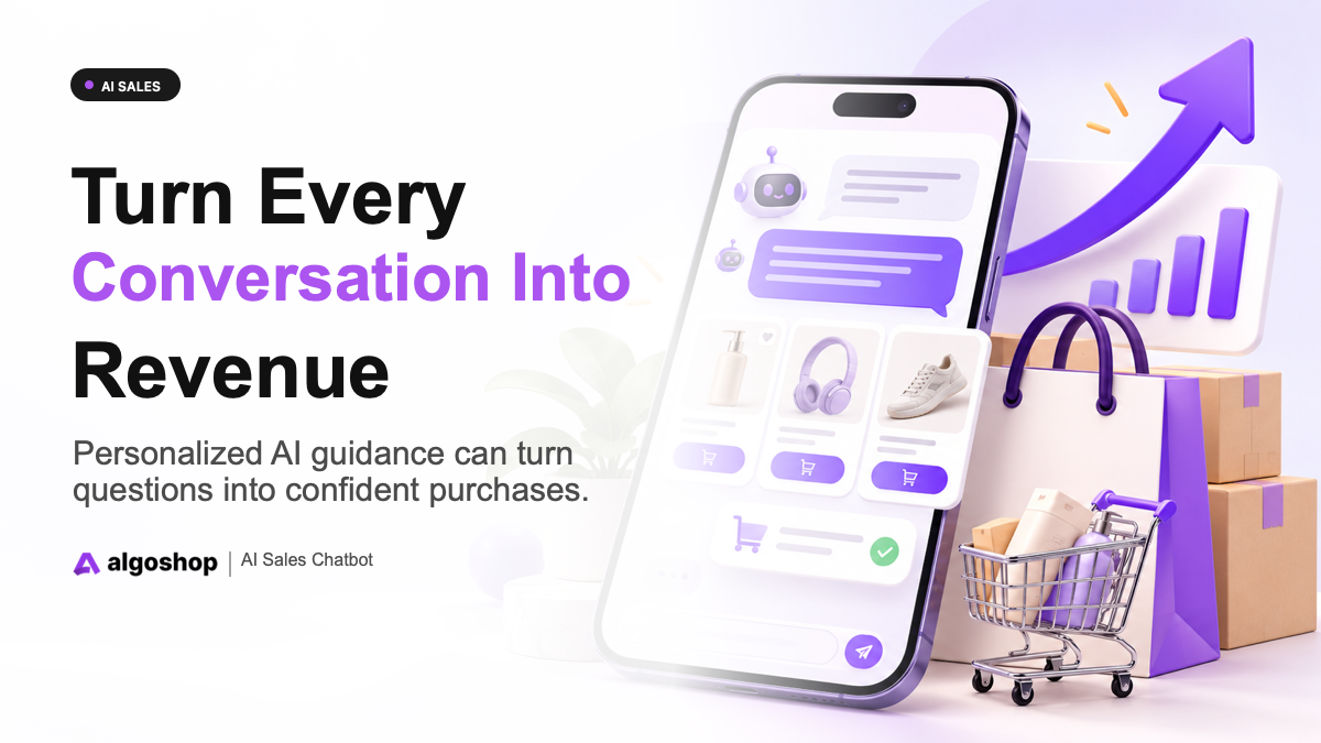 Algoshop AI Sales Chatbot for Shopify: Connecting Guided Product Discovery to a High-Converting Slide Cart